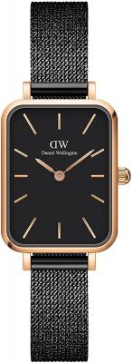 DANIEL WELLINGTON  DW Montre Quadro Pressed Ashfield 20x26mm Or rose