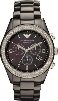 EMPORIO ARMANI Montre Femme Armani Ceramica AR1455 Noir 