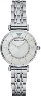 EMPORIO ARMANI Montre Femme  classique AR1908 Argent cadran nacre