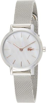 LACOSTE Montre Femme  Moon 2001121 bracelet en maille milanaise