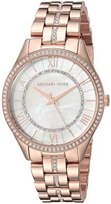 MICHAEL KORS  Mk3716 Lauryn Rose Gold Tone Stainless Steel Ladies Watch