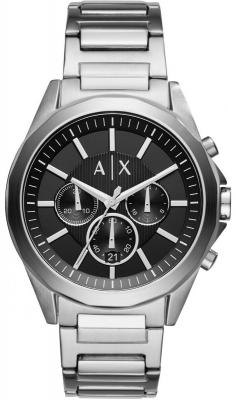 ARMANI Montre Chronographe  Exchange en Acier Inoxydable, AX2600