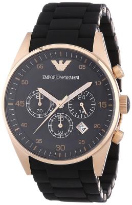 EMPORIO ARMANI Montre Homme  AR5905 Noir