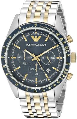EMPORIO ARMANI Montre Homme  Tazio AR6088 Argent