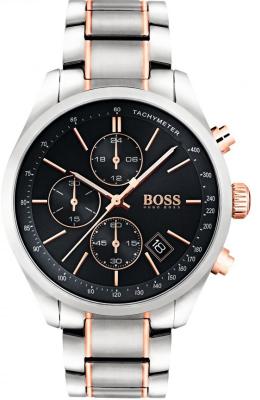 HUGO BOSS Montre Homme  Grand Prix 1513473 Bracelet bicolore