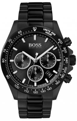 HUGO BOSS Montre Homme  Hero 1513754 chronom&egrave;tre noir
