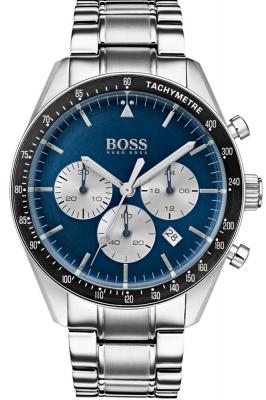HUGO BOSS Montre  Trophy 1513630 Chronographe cadran bleu