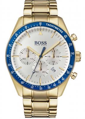 HUGO BOSS Montre Homme  Trophy 1513631 Bracelet acier dor&eacute;