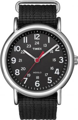 TIMEX  Weekender T2N647 Montre &agrave; Quartz avec Cadran Noir 38 mm
