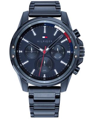 TOMMY HILFIGER -Montre Multi-Cadrans pour Hommes &agrave; movement Quartz en Acier inoxydable - 1791789