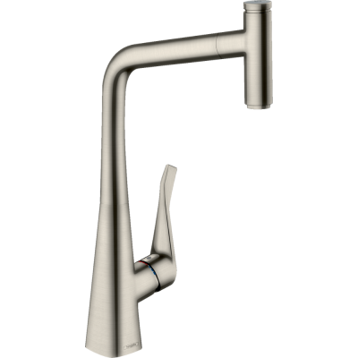 HANSGROHE Cuisine metris select m71 320 douchette extractible aspect acier inox