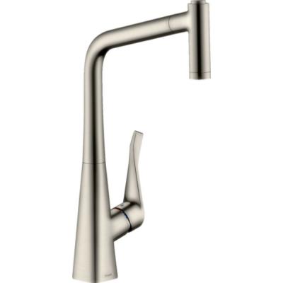 HANSGROHE De cuisine metris m71 320 douchette extractible 2 jets, sbox , aspect acier inox