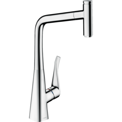 HANSGROHE De cuisine metris select m71 320 douchette extractible 1 jet, sbox , chrom&eacute;