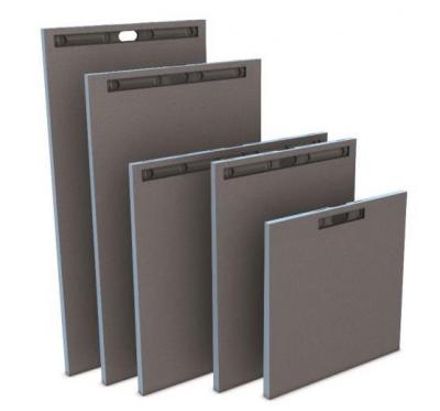 WEDI Receveur &agrave; carreler Fundo Riolito Neo, avec &eacute;coulement lin&eacute;aire, 120 x 100