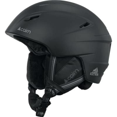 CAIRN Casque de ski Electron mat black Noir Taille : 57-58 Taille : 57-58
