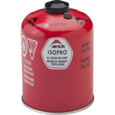 MSR  Cartouche r&eacute;chaud 450g Isopro Canister Europe Rouge Unique