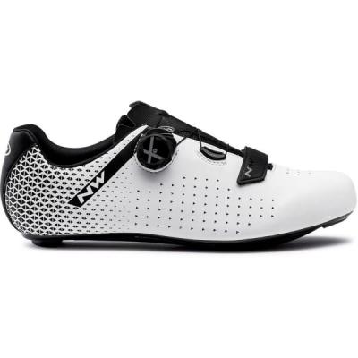 NORTHWAVE  Chaussures Route Core Plus 2, Sport Mixte, Noir Blanc, 43 EU