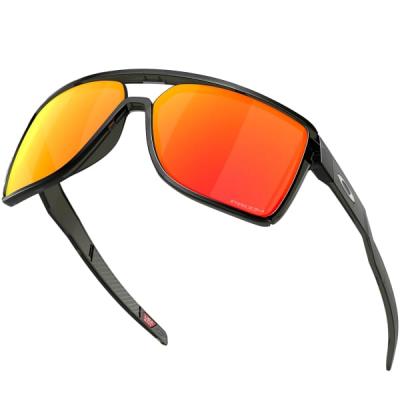 OAKLEY Lunettes  castel matte grey smoke prizm ruby ref oo9147 0563