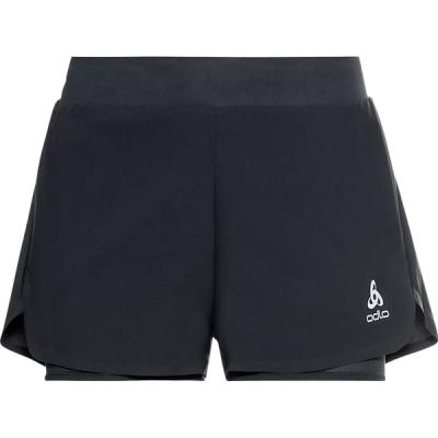 ODLO  - Women's 2-In-1 Shorts Zeroweight 3'' - Short taille S, noir