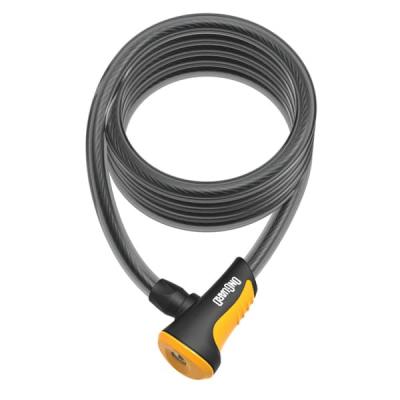 ONGUARD  Neon Coil Antivol Adulte Unisexe, Orange, 180cm x 12mm