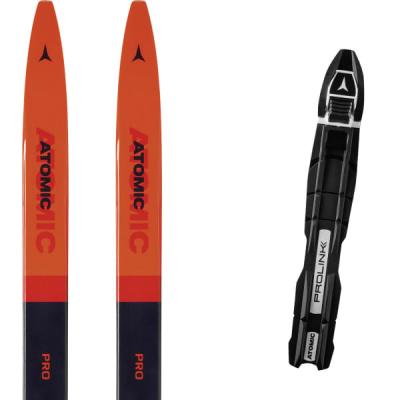 ATOMIC Pack ski de fond  Pro C1 Skintec Jr + Prolink Access Jr 24 - Rouge / Noir - mod&egrave;le 2024 - taille 110 