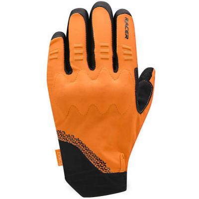 RACER Gants longs  gloves velo mixte d3o rock 3 noir orange