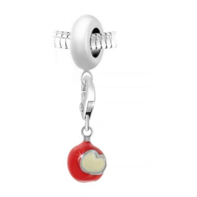 SO CHARM BIJOUX Charm perle Pomme d'amour par SC Crystal Paris&reg;