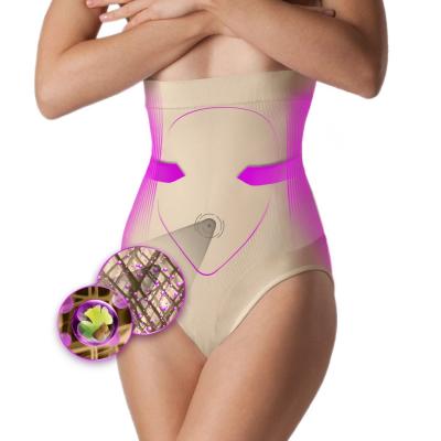 LYTESS Culotte Ceinture Gainante Et Minceur - Gaine Ventre Plat & Taille Haute - Efficacit&eacute; Cosm&eacute;tique Prouv&eacute;e - Chair - Taille L/XL -  