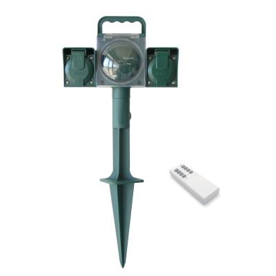 Piquet de jardin t&eacute;l&eacute;command&eacute; &eacute;clairage ext&eacute;rieur