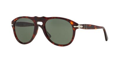 PERSOL Lunettes de soleil pilote polaris&eacute;es PO0649 Marron 