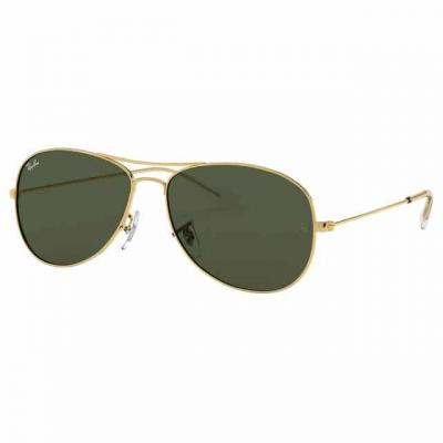 RAY BAN  Lunettes de Soleil Cockpit Dor&eacute; RB3362 Mixte