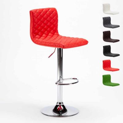 Tabouret haut de bar et cuisine en similicuir emmaill&eacute; design denver Superstool