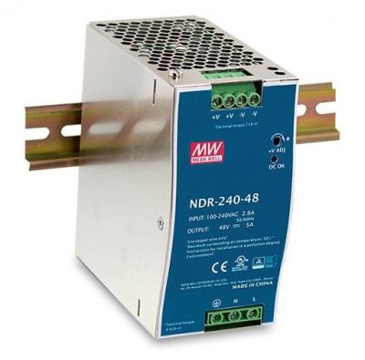 D LINK DLINK Syst&egrave;me d'alimentation MeanWell DIS-N240-48 - 240 W - Rail DIN