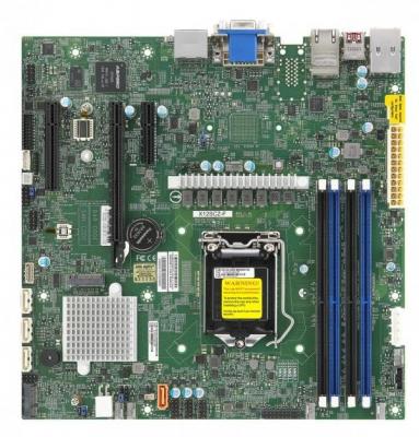 SUPERMICRO  MBD-X12SCZ-F Intel W480 LGA 1200 micro ATX MBD-X12SCZ-F-O