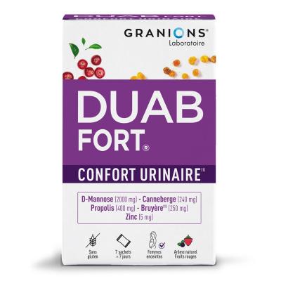 GRANIONS  Duab Fort Confort Urinaire 7 Sachets - Bo&icirc;te 7 Sachets