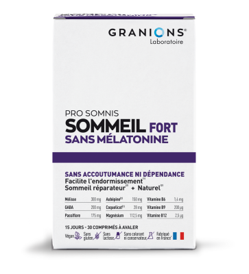 Granions Pro Somnis Sommeil Fort 30 Comprim&eacute;s - Bo&icirc;te 30 comprim&eacute;s