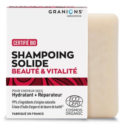 GRANIONS  Shampoing Solide Beaut&eacute; Vitalit&eacute; Pain de 80 g - Pain 80 g