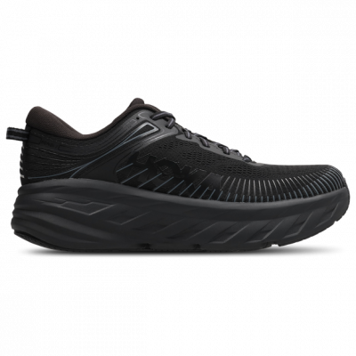 HOKA  Bondi 7 Homme - Baskets, Noir - Pointure 41 1/3 - Maille/synth&eacute;tique