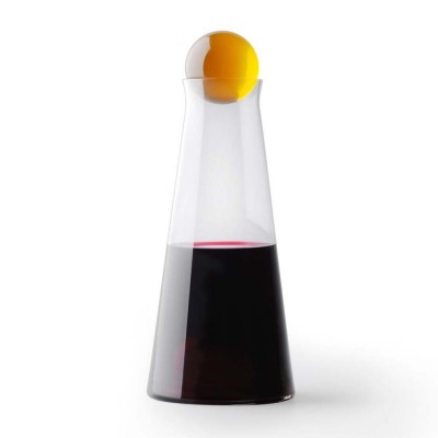 DESIGN HOUSE STOCKHOLM  - Fia Carafe, H 25 cm, transparent / ambre