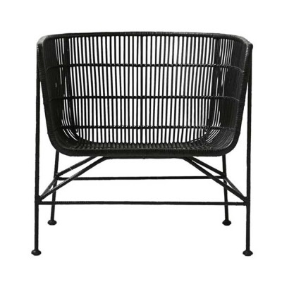 HOUSE DOCTOR Fauteuil Coon noir - 