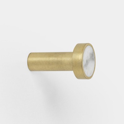 FERM LIVING Pat&egrave;re Stone marbre blanc S - 