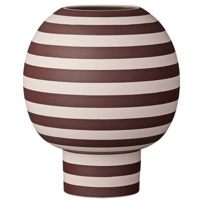 AYTM  - Varia Vase sculptural, &Oslash; 18 x H 21 cm, rose / bordeaux