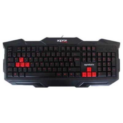 APPROX! Approx Appwrath Gaming Keyboard Noir Spanish QWERTY