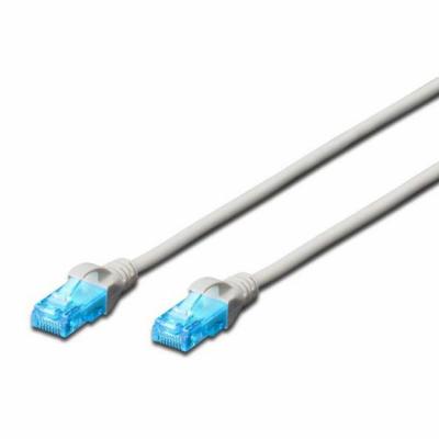 DIGITUS  DK-1511-010 C&acirc;ble patch RJ45 Cat5e U/UTP 1m Gris DK-1511-010