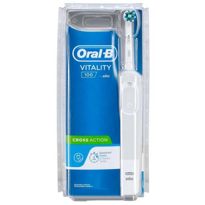 ORAL B Oral-B Vitality 100 CrossAction - Brosse &agrave; dents - blanc 