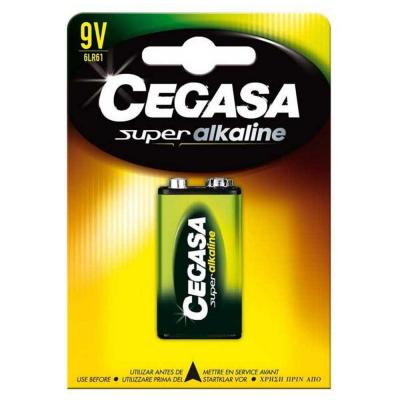 CEGASA Pile alcaline Super Alcaline 6LF22 - 9 V 