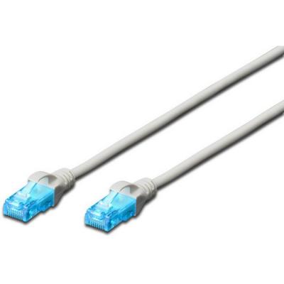 DIGITUS  DK-1511-005 c&acirc;ble de r&eacute;seau Gris 0,5 m Cat5e DK-1511-005