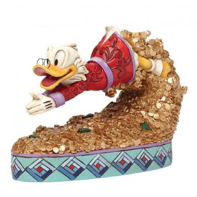 DISNEY Figurine Picsou Plongeon - Scrooge Treasure Dive -  Traditions 