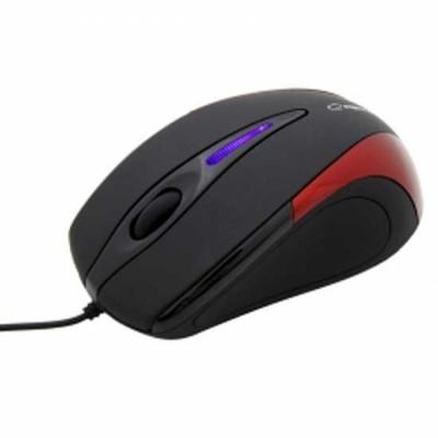 ESPERANZA  EM102R - Souris - optique - 3 boutons - filaire - USB - rouge 