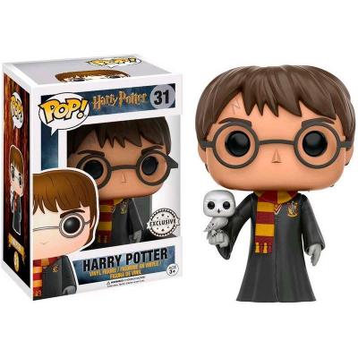 FUNKO Figurine Pop Harry avec Hedwig EXC Harry Potter